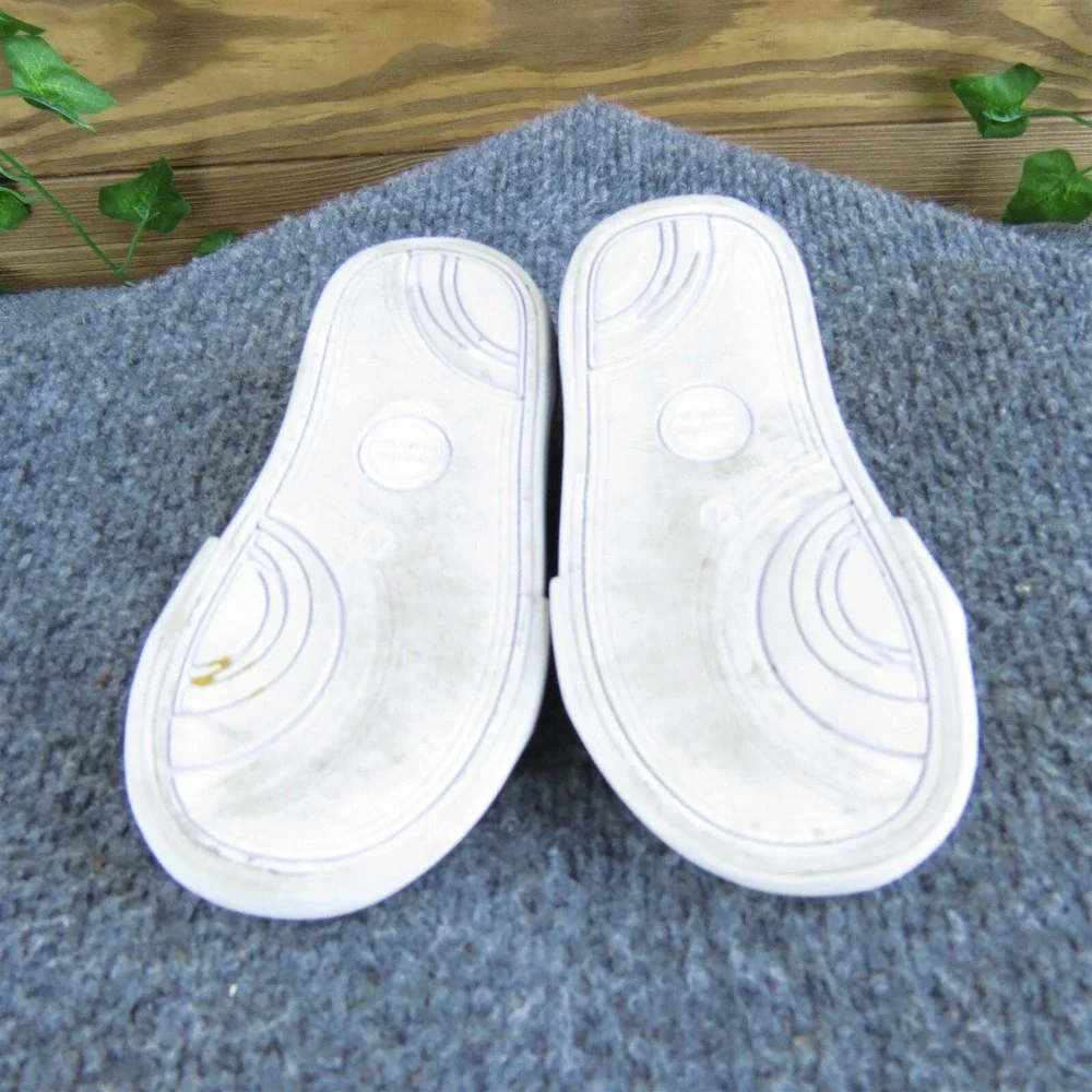 Wonder Nation Boys Sneaker  Sz T 4 Medium Blue‎ Fabric Slip On